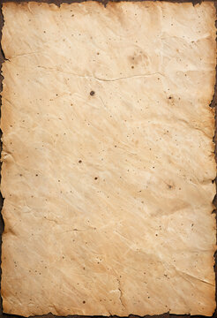 old empty burnt paper page