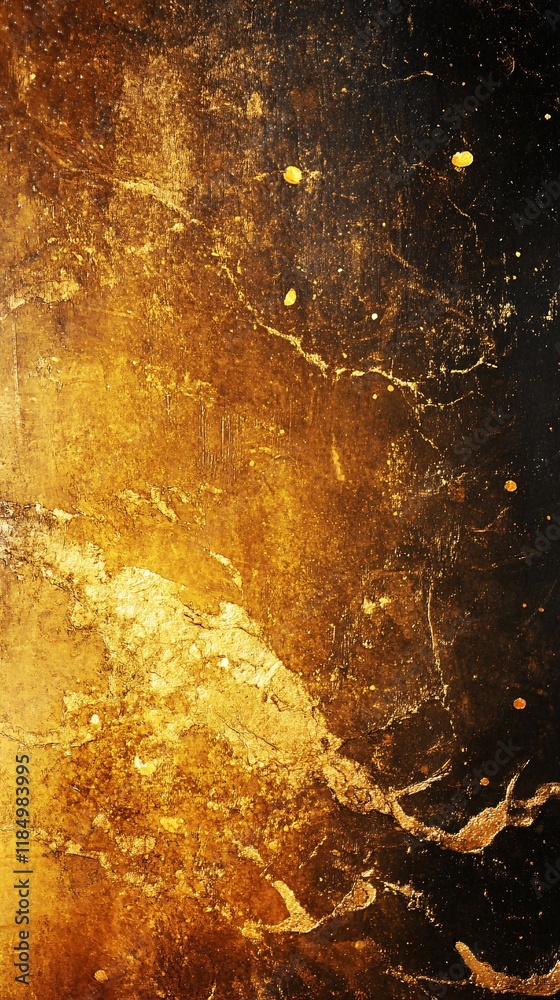 Aufkleber gold and black textured background creating luxurious and elegant design