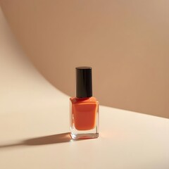 Tranquil Beauty A Single Bottle of Warm-Toned Nail Polish