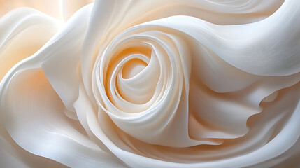 Abstract Art of Swirling Gradients and Soft Light Effects