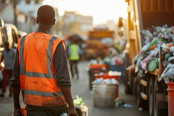 Trash and Rubbish Collection by the Garbage Removal Man
