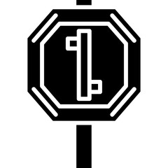Merging Traffic Icon