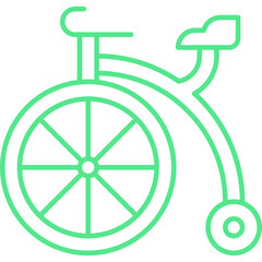 Circus Cycle icon single vector illustration