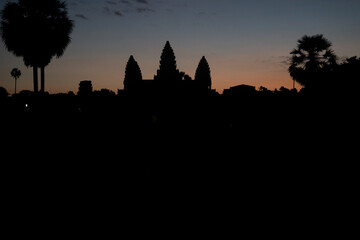 Ankhor Waht bei Sonnenaufgang