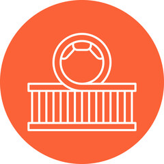 Roller Coaster icon single vector illustration