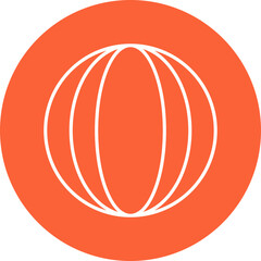 Ball icon single vector illustration