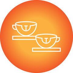 Cups Swing icon single vector illustration