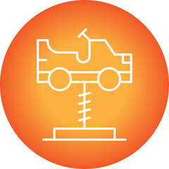 Cars Swing icon single vector illustration