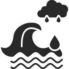 Obraz premium Wave Icon