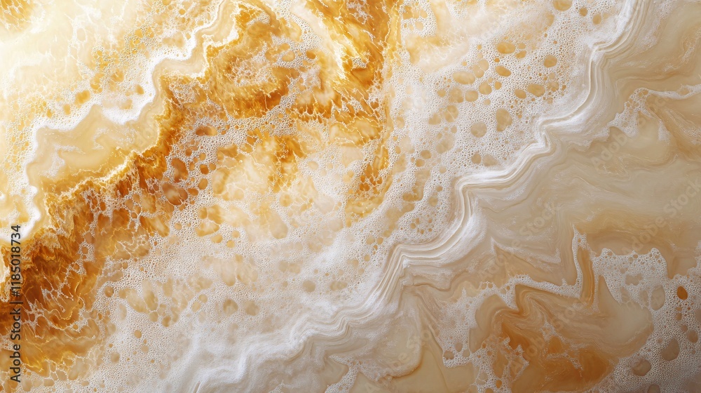 Poster honey onyx marble stone surface showing natural pattern for luxurious interior design