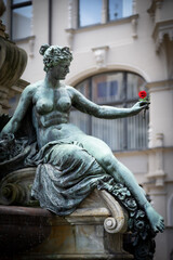 Naklejka premium Brunnen Erfurt