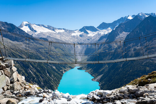 H&auml;ngeseilbr&uuml;cke Olpererh&uuml;tte