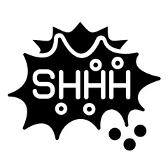 SHH Sticker Icon
