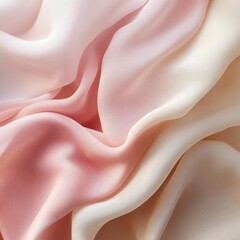 Obraz premium A piece of fabric with a pink and white pattern