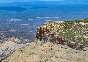 The Knife Edge at Mesa Verde National Park, located in southwestern Colorado.