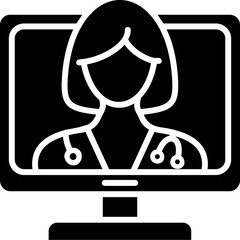 Tele-nurse Icon