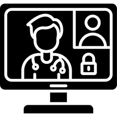 Encrypted video call Icon