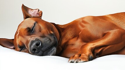 Obraz premium Dog Portrait: Pet Photography, Minimalist Design, Animal Care, Pet Advertisement