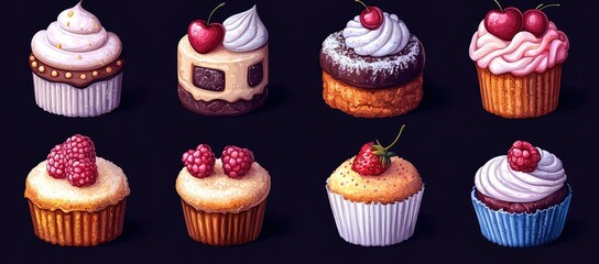 Delicious Cupcakes and Mini Cakes A Sweet Collection