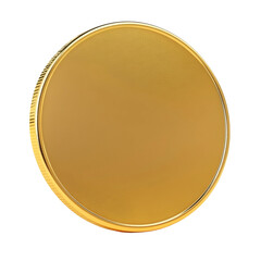 Gold Coin on transparent background