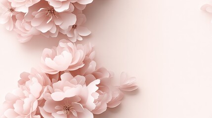 Obraz premium Blooming roses, pink peonies, and ranunculus create a lush and elegant floral display, perfect for weddings or special occasions SEAMLESS PATTERN