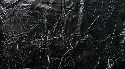 Grungy black plastic surface with textured imperfections and retro vibe for creative projects