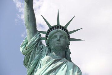 Fototapeta premium Detalle de la estatua de la libertad 