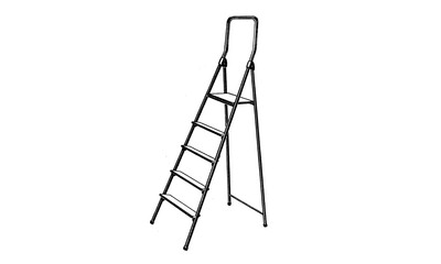 Vintage Vector Ladder Illustration Isolated on White Background