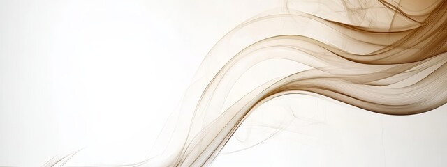 Elegant Flowing Smoke Design: Modern Airflow Representation, Creative Visuals, Artistic Lines, and Minimalist Concepts