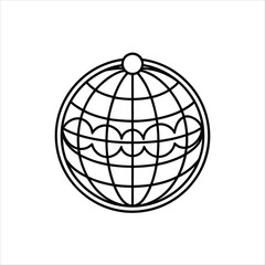 Modern Globe Design Vector for Interior Decoratio