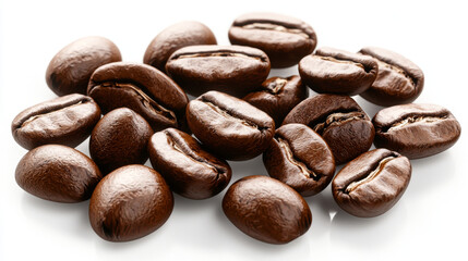 Fototapeta premium Roasted coffee beans, close-up.