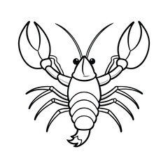 Elegant Lobster Line Art Designs