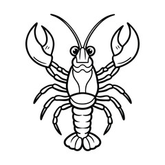 Elegant Lobster Line Art Designs