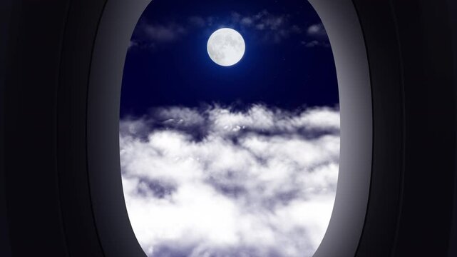 Romantic View for the Sky From Airoplan Window