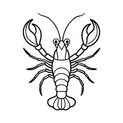Elegant Lobster Line Art Designs