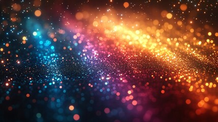 Obraz premium abstract background with glitter in rainbow colors, lgbtq+, pride, diversity