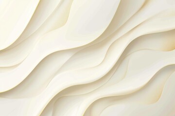 Obraz premium Abstract white background with gold wavy curve
