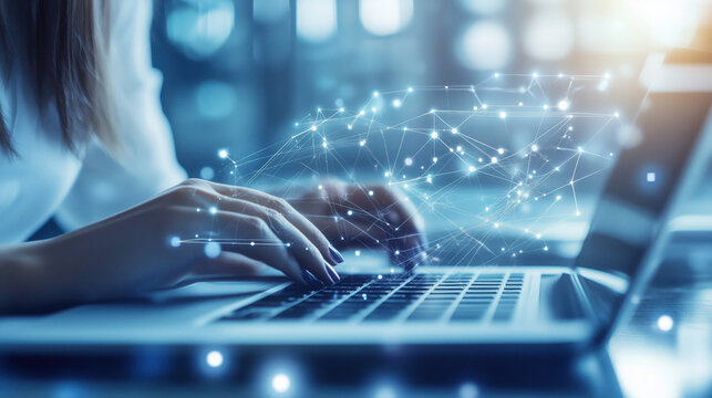 Programmer Working on Complex JavaScript Code for IoT Devices, Optimizing Performance and Integrating New Digital Technologies in a Modern Workspace