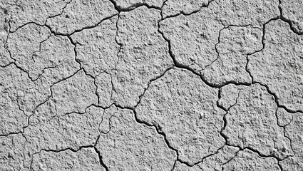 Rough cracked stone texture with jagged edges and deep fissures showcasing ancient age and natural strength