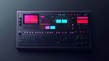 Advanced Digital Audio Workstation Synthesizer Console
