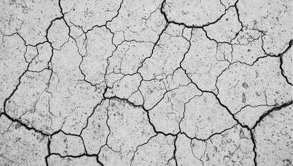 Gritty industrial concrete with deep fissures chipped edges and a weathered look conveying urban resilience
