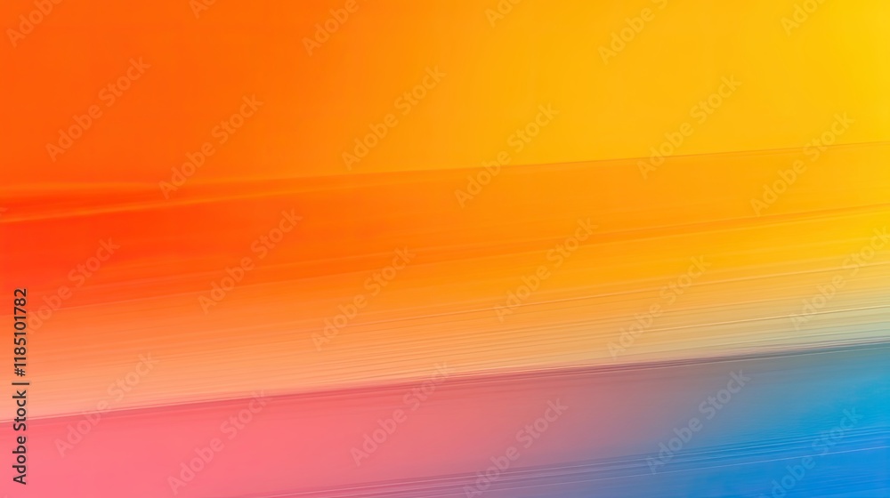 Poster vibrant gradient background reflecting warmth and joy in a stunning symphony of colors