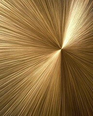Obraz premium Radiant Gold Rays Emanate From a Center Point, Creating a Mesmerizing Burst of Light and Texture