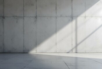Empty Room Empty Space with cement wall floor gray on background
