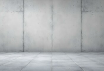 Empty Room Empty Space with cement wall floor gray on background