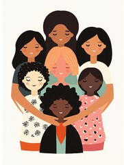 Obraz premium Empowered Women: A Celebration of Diversity and Growth 9