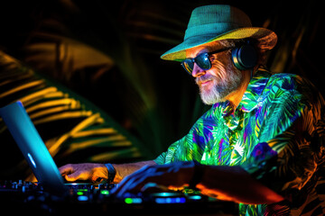 DJ in Tropical Paradise 