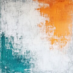 Obraz premium Abstract Orange Teal White Texture