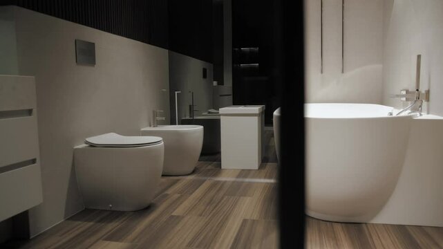 Discover a Modern Bathroom Design with Sleek Fixtures and Minimalist Aesthetics