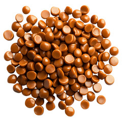 Caramel Coated Sprinkles on transparent background
